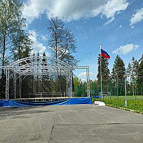 Монтаж флагштока «Триумф» в ДОЛ «Маяк»Global Engineering