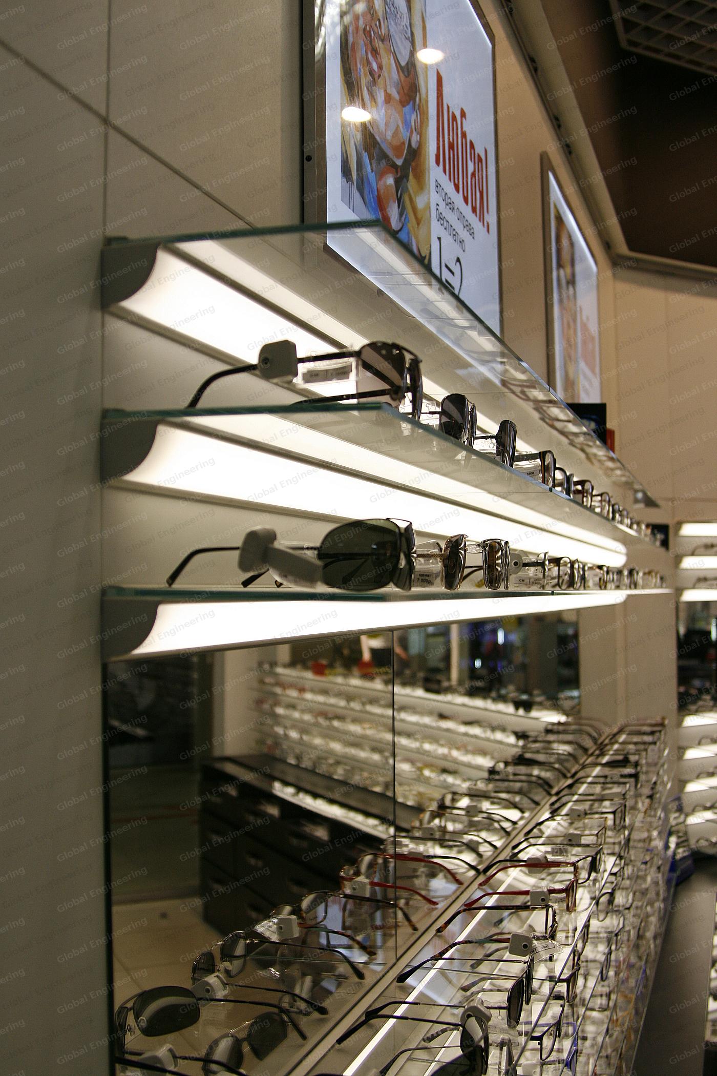 ArmLED - open-ended shelves with Illumination