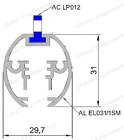 AcriLight Elips - таблички с гравировкой